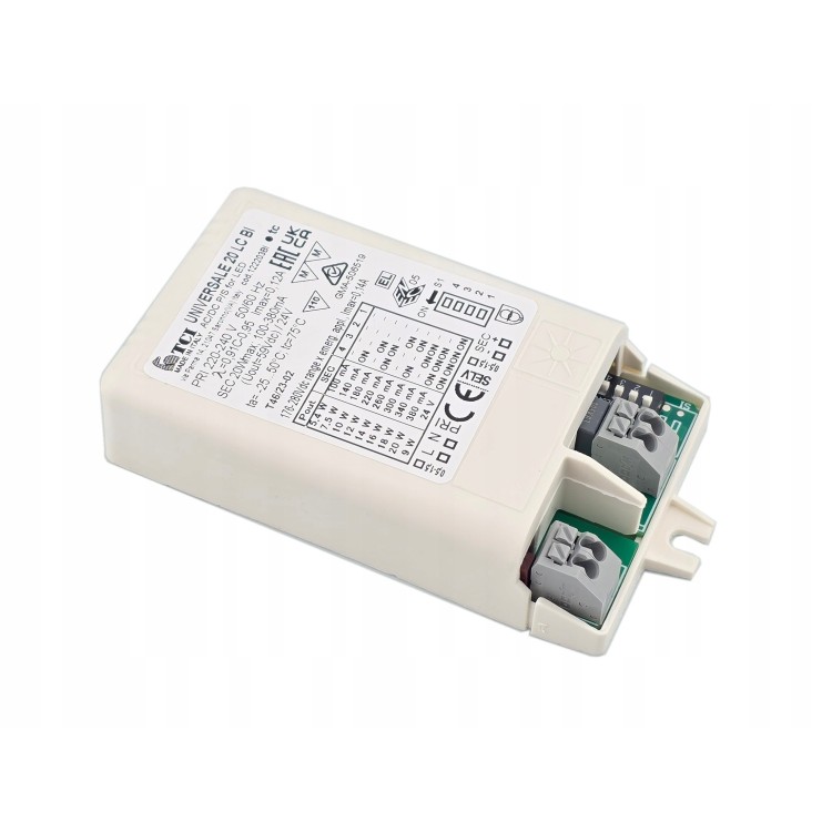 Zasilacz LED Universale 20 LC BI 5,4W 20W Zasilacz LED Universale 20 LC BI 5,4W 20W