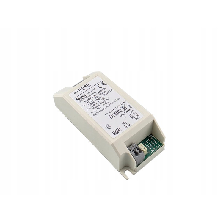 Zasilacz LED SUPER PRO 23W / 500mA BI Zasilacz LED SUPER PRO 23W / 500mA BI