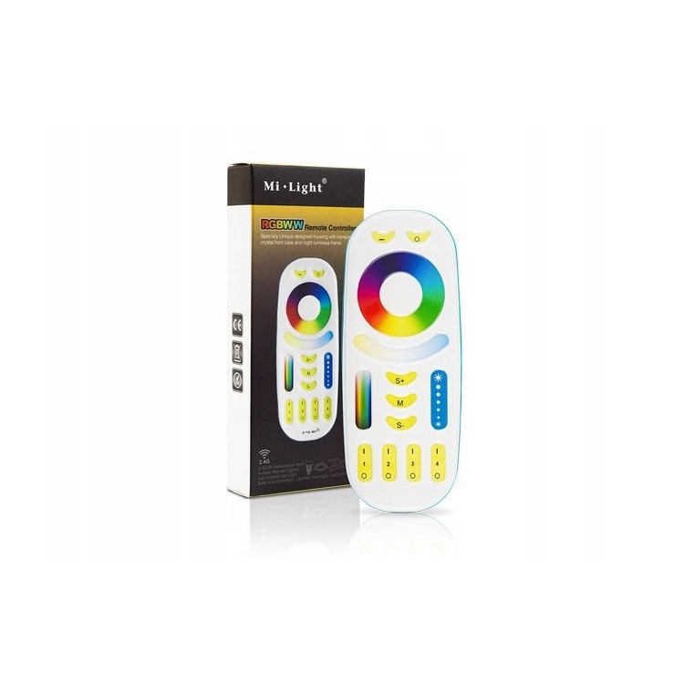 Pilot taśmy LED Mi-Light FUT092 RGB/CCT 4 strefy biały 2,4G Pilot taśmy LED Mi-Light FUT092 RGB/CCT 4 strefy biały 2,4G