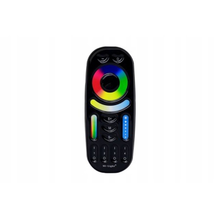 Pilot taśmy LED Mi-Light FUT092-B RGB/CCT 4 strefy czarny 2,4G