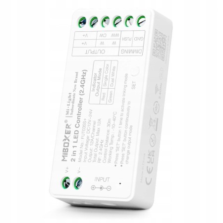 Sterownik taśmy LED Miboxer Mi-Light FUT037S+ 3w1 2,4G RGB RGBW RGB+CCT