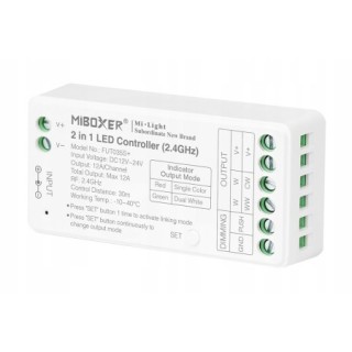 Sterownik taśm LED 2w1 strefowy Miboxer Mi-Light FUT035S+ 2,4G CCT