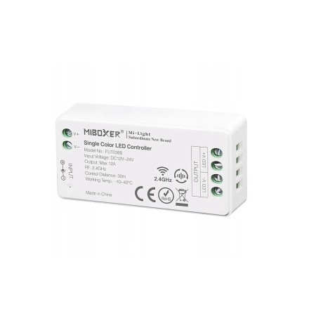 Sterownik LED Milight MiBoxer FUT036S monostrefowy 12A CCT 2,4GHz