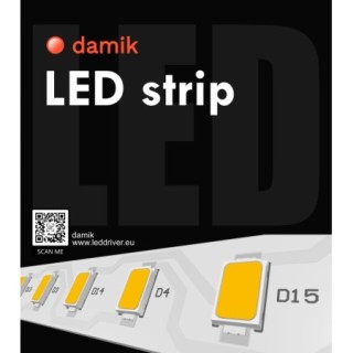 Taśma LED 2835 24V 9,6W/m 3000K 80led/m 1334lm/m S8 1m IP20