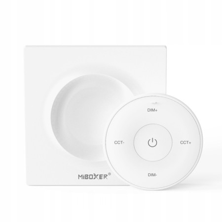 MiBoxer K2 ścienny pilot panel LED CCT/MONO 2-strefy 2.4GHz Czarny Milight