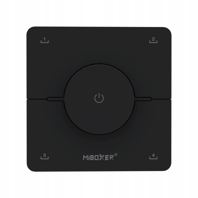 MiBoxer K0-B ścienny przycisk 2.4GHz Czarny bezprzewodowy Milight MiBoxer K0-B ścienny przycisk 2.4GHz Czarny bezprzewodowy Milight