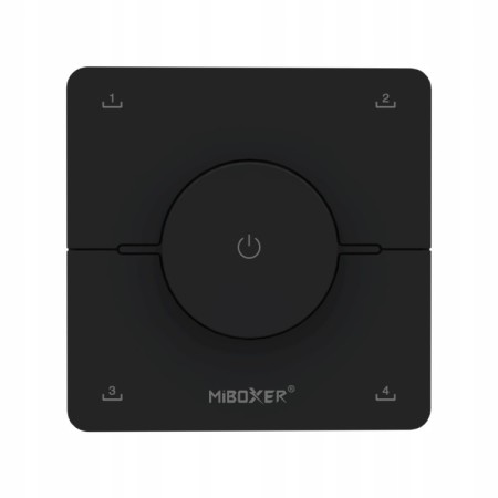 MiBoxer K0-B ścienny przycisk 2.4GHz Czarny bezprzewodowy Milight