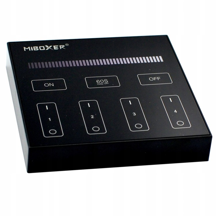 MiBoxer B1-B Pilot LED CCT 4-strefowy 2.4GHz Dotykowy panel
