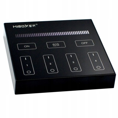 MiBoxer B1-B Pilot LED CCT 4-strefowy 2.4GHz Dotykowy panel