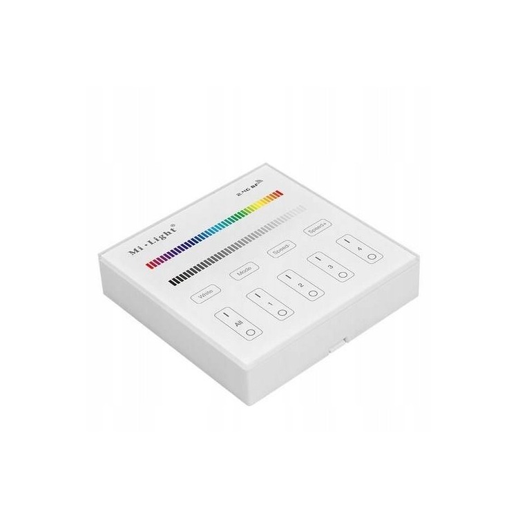 MiBoxer B3 Naścienny pilot LED RGBW 4-strefowy 2.4GHz Dotykowy panel MiBoxer B3 Naścienny pilot LED RGBW 4-strefowy 2.4GHz Dotykowy panel