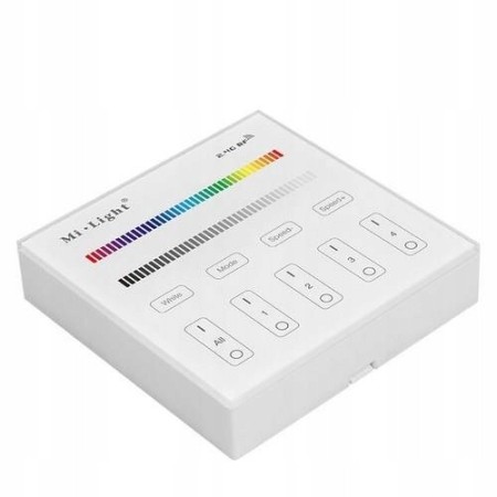 MiBoxer B3 Naścienny pilot LED RGBW 4-strefowy 2.4GHz Dotykowy panel
