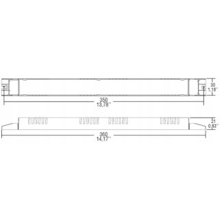 Zasilacz LED Stałoprądowy T-LED 80/350 DALI SLIM 1% 127091