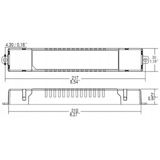 Zasilacz LED ATON 38 DALI NFC 14W 0,2A