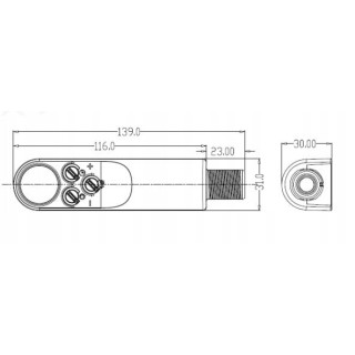 Czujnik ruchu switch PIR Merrytek MC168S IR