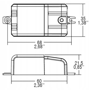 Zasilacz LED DC 6W 500mA BULL/U