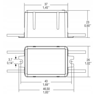 Zasilacz LED DC 4W 350MA STF/U