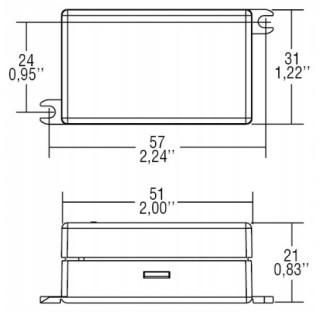 Sterownik LED DC 9W 350mA STC/U
