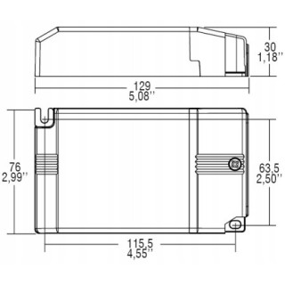 Zasilacz LED DC MAXI JOLLY HC/2 DALI 40W 55W 1,05A 2,1A