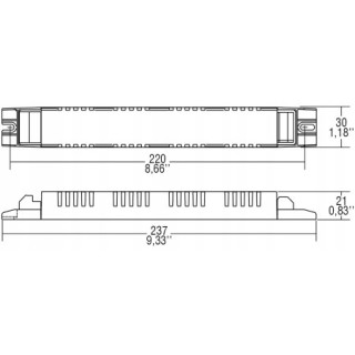 Zasilacz LED TCI DC JOLLY SLIM 12-32W 250-700mA 24V