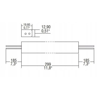 Zasilacz LED SUPERSLIM HC 24W 830mA