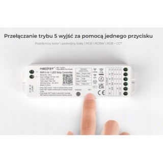 Miboxer WL5 Sterownik do taśm LED TUYA WIFI 5w1 RGB RGBW RGB+CCT Milight