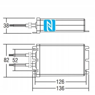zasilacz LED MILANOinLED 60W/400-1400mA 1PN zastosowanie oprawa uliczna