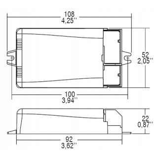 Zasilacz LED DC MINI JOLLY LC DALI 19W 380mA