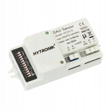 HYTRONIK HCD418 Czujnik ruchu światła mikrofalowy DALI