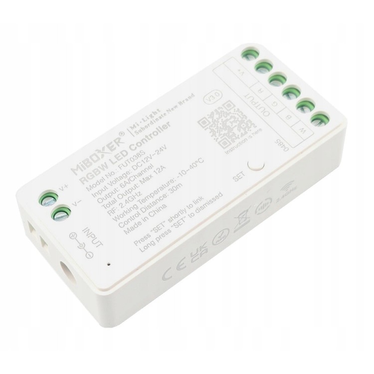 MiBoxer FUT038S Sterownik LED RGBW 2,4GHz Milight