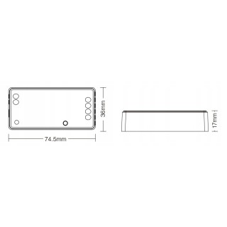 MiBoxer FUT038S Sterownik LED RGBW 2,4GHz Milight