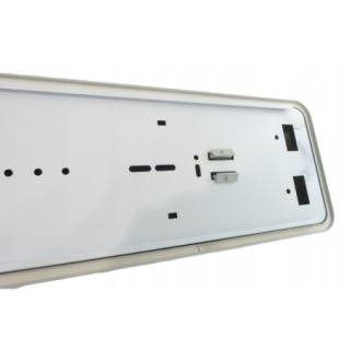 OPRAWA LAMPA HERMETYCZNA 120cm na świetlówki LED KLOSZPC KLIPSY STAL