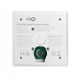 MiBoxer K1 ścienny pilot CCT mono LED 2.4GHz Magnetyczny panel Milight