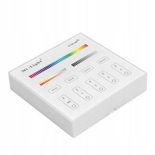 Miboxer B4 Pilot ścienny LED RGB+CCT 4-strefowy 2.4GHz Milight biały