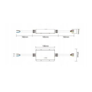 MIBOXER WL5-WP sterownik IP67 WiFi 5w1 LED Milight