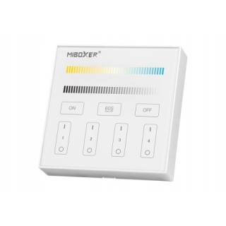 MiBoxer B2 Naścienny pilot taśma LED CCT 4-strefowy panel dotykowy magnes