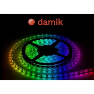 Cyfrowa taśma LED RGB SPI 5050 24V 60 LED/m 12W/m IP20 5m