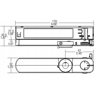 TCI MILANOinTRACK 31 700mA 127894 szary intrack LED do szynoprzewodu 3 faz