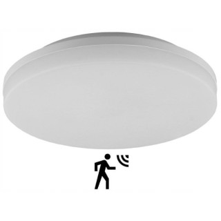 Plafon LED okrągły Anlux 26 x 5,5 cm biały IP44 12W 4000k