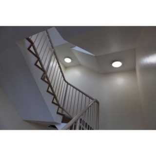 Plafon LED okrągły Anlux 18W IP44 4000K biały Ø34 cm do domu i firmy