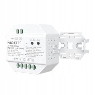 MiBoxer TRI-C1ZR ściemniacz Dimmer Triac AC Zigbee 3.0 + 2.4 GHz RF + PUSH