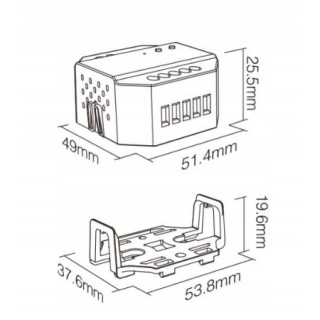 MiBoxer TRI-C1ZR ściemniacz Dimmer Triac AC Zigbee 3.0 + 2.4 GHz RF + PUSH