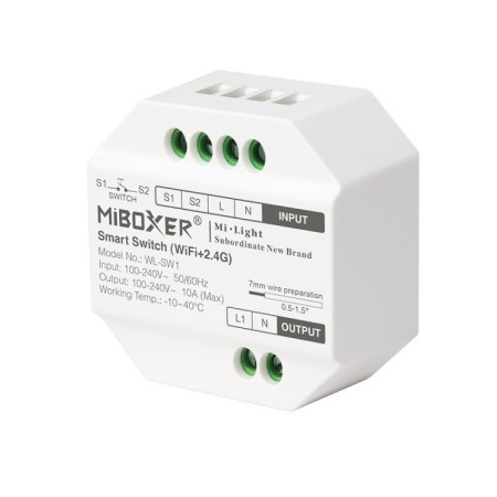 MiBoxer WL-SW1 Inteligentny włącznik ścienny WiFi + 2.4 GHz RF Milight