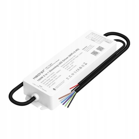 MiBoxer WP5-P150V24 Zasilacz LED 150W 5w1 RGBW CCT WiFi + 2.4G IP67 Milight