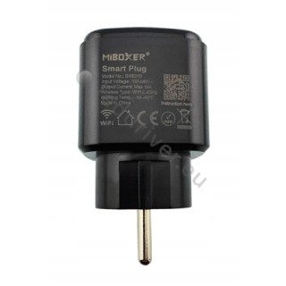 MiBoxer SWE01-B Inteligentne gniazdko Wi-Fi zdalne sterowanie Tuya czarne