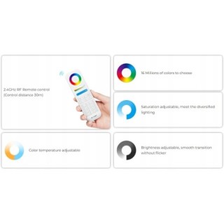 MiBoxer WL5-P75V24 75W 24V 5w1 LED zasilacz WiFi 2.4GHz RGB+CCT RGBW Mono