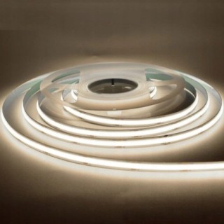 DAMIK Taśma LED COB 12V 10W/m 4000K CRI80, 320 LED/m, 5m, IP20
