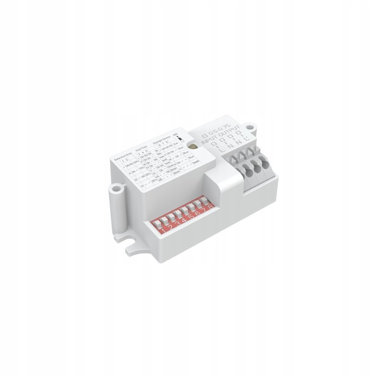 Czujnik ruchu LED mikrofalowy 400W regulowany Merrytek MC119S łatwy montaż
