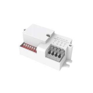 Czujnik ruchu LED mikrofalowy 400W regulowany Merrytek MC119S łatwy montaż