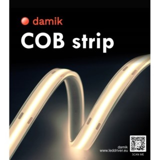 Taśma LED Neon COB 24V 1m 320led/m BARWA BIAŁA NEUTRALNA 8mm 4000K