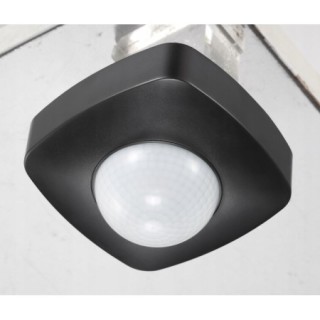 DAMIK Czujnik czujka ruchu PIR natynkowy Dove 360° 2000W czarny IP65